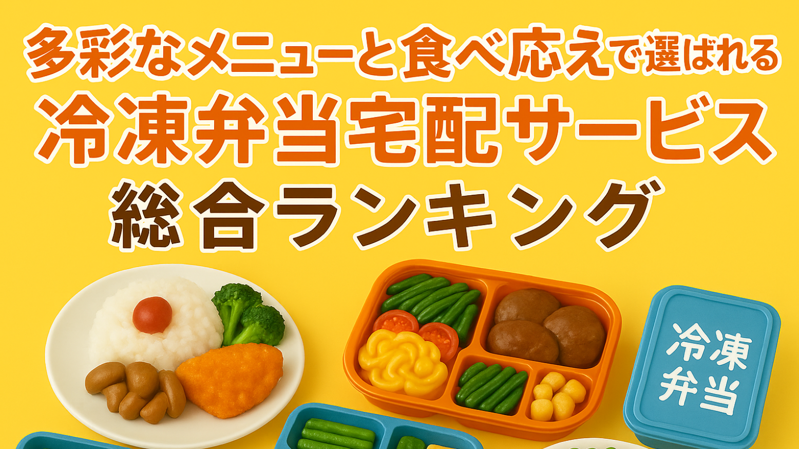 多彩なメニューと食べ応えで選ばれる！冷凍弁当宅配サービス総合ランキング