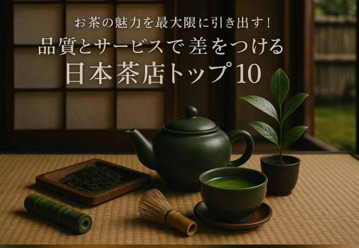 お茶の魅力を最大限に引き出す！品質とサービスで差をつける日本茶店トップ10