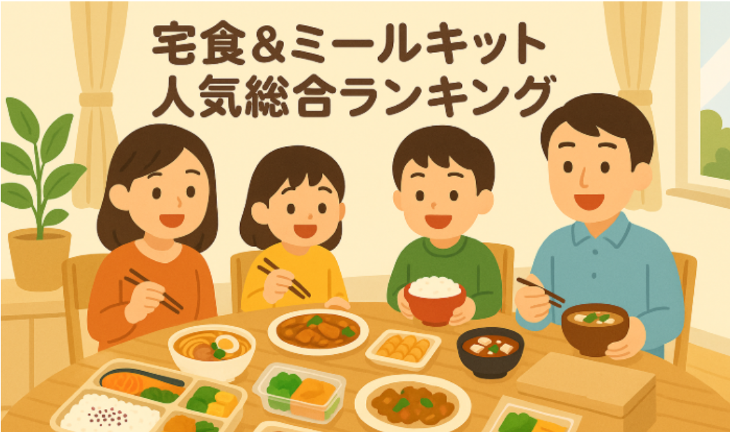 宅食&ミールキット人気総合ランキング 時短・健康・美味しさで選ぶおすすめ10サービス